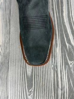 Men's Olathe Black Wyoming With 15" Deep Red Navajo Bison Tops - TT14 -Nigro's Western Store IMG 0984