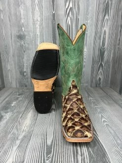 Men's Anderson Bean Saddle Brown Rustic Big Bass With 13" Jade Mad Dog Tops 6 Men's Anderson Bean Saddle Brown Rustic Big Bass With 13" Jade Mad Dog Tops -Nigro's Western Store IMG 1112