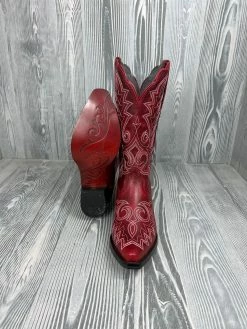 Women's Durango Ruby Red Crush Western Boot - DRD0448 -Nigro's Western Store IMG 1725