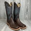 Men's Anderson Bean Brown Lux Hornback Caiman With 13" Puma Kidskin Tops