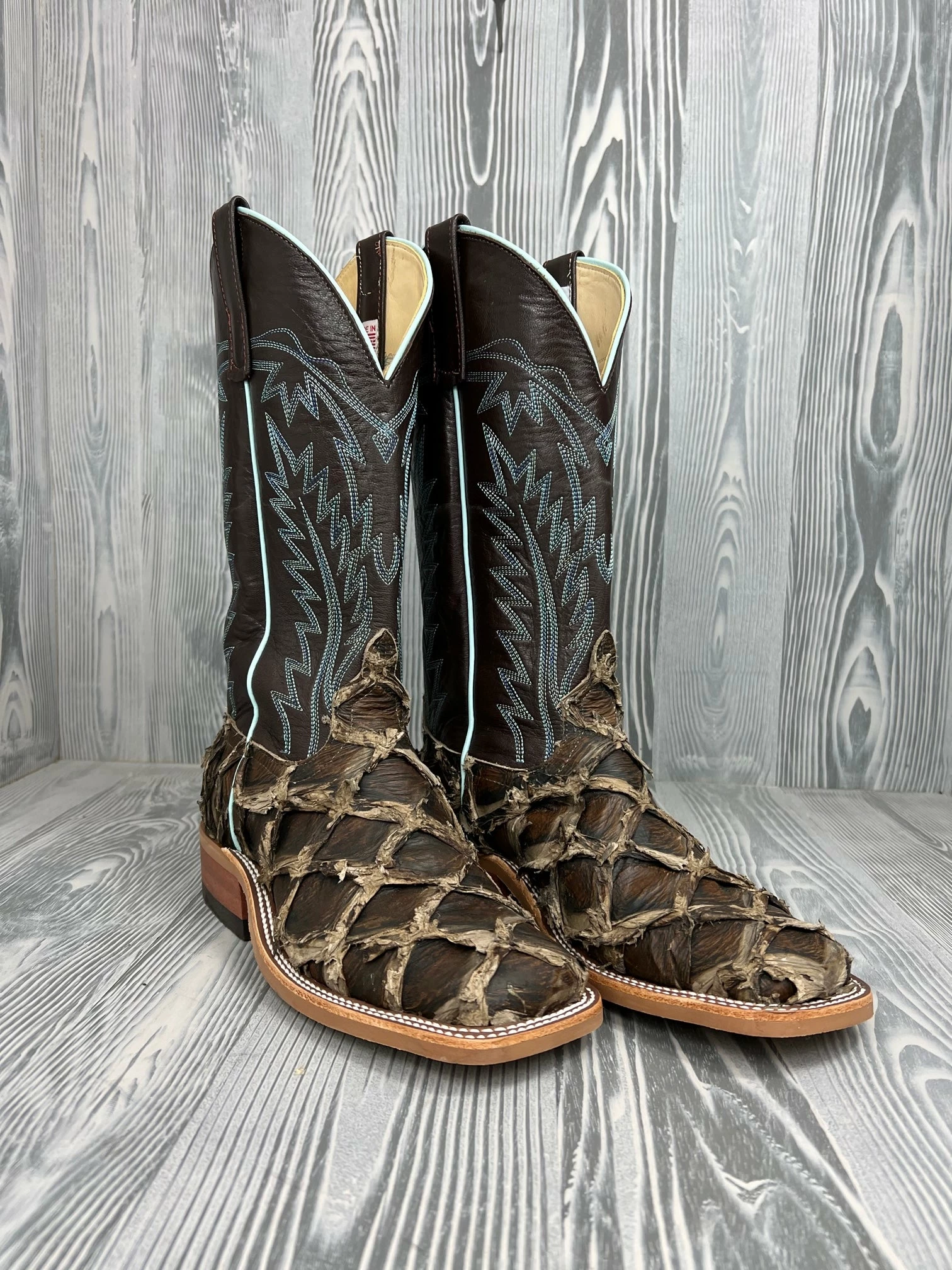 Men's Anderson Bean Tobacco Rustic Big Bass With 13" Puma Kidskin Tops 1 Men's Anderson Bean Tobacco Rustic Big Bass With 13" Puma Kidskin Tops