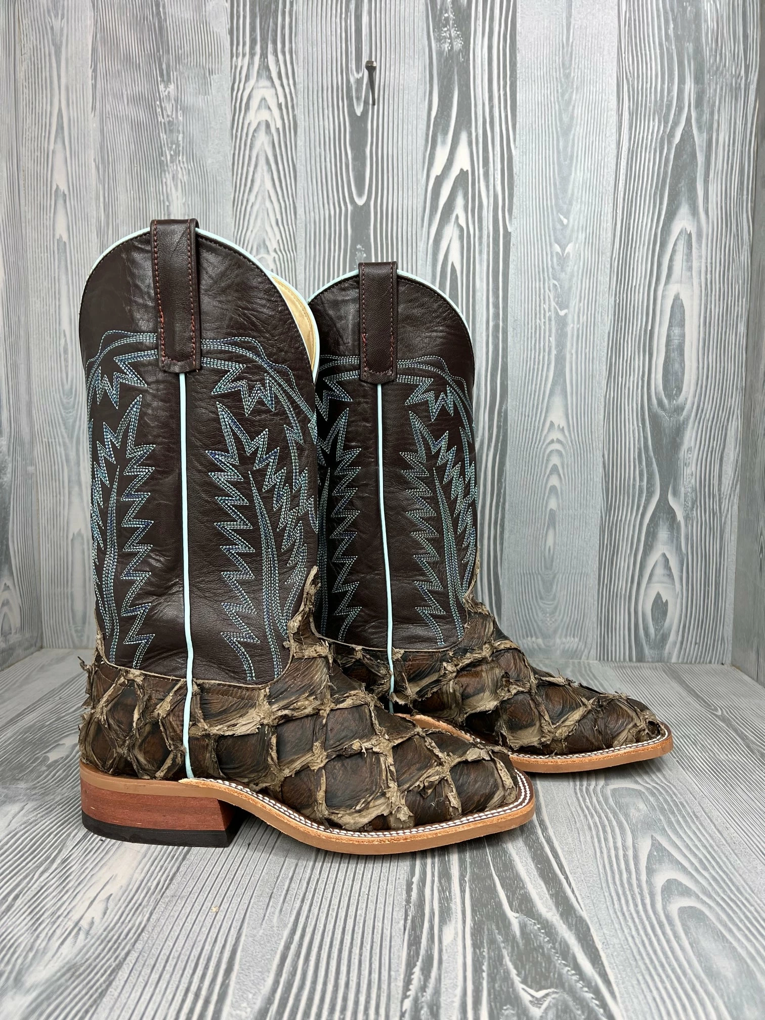 Men's Anderson Bean Tobacco Rustic Big Bass With 13" Puma Kidskin Tops 2 Men's Anderson Bean Tobacco Rustic Big Bass With 13" Puma Kidskin Tops - Image 2