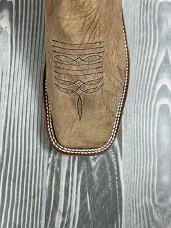Men's Anderson Bean Clay Washed Goat With 13" Pebble Kidskin Tops -Nigro's Western Store IMG 2435