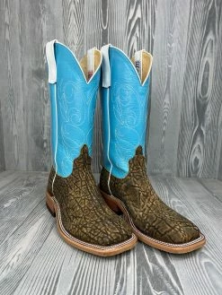 Men's Anderson Bean Antique Saddle Safari Elephant With 13" Lupine Kidskin Tops