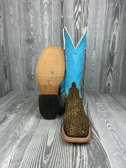 Men's Anderson Bean Antique Saddle Safari Elephant With 13" Lupine Kidskin Tops -Nigro's Western Store IMG 2854