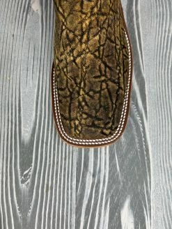 Men's Anderson Bean Antique Saddle Safari Elephant With 13" Lupine Kidskin Tops -Nigro's Western Store IMG 2855