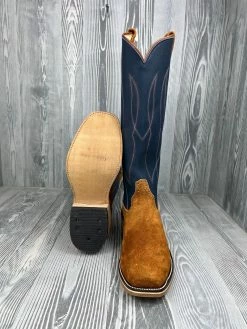 Men's Rios Of Mercedes Rust Crazyhorse Reversed With 16" Navy Waxy Kansas Tops - R9030 8 Men's Rios Of Mercedes Rust Crazyhorse Reversed With 16" Navy Waxy Kansas Tops - R9030 -Nigro's Western Store IMG 2869
