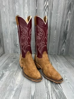 Men's Olathe Honey Galega Reversed With 14" Sangria Kidskin Tops