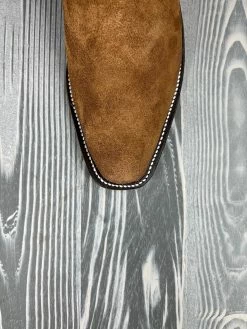 Men's Olathe Honey Galega Reversed With 14" Sangria Kidskin Tops -Nigro's Western Store IMG 3647