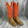 Nigro's Western Store #1 Men's Olathe Natural Brahma Bison With 15"Tangerine Soft Tops