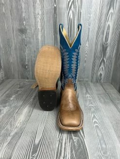 Men's Anderson Bean Brown Marine Field With 13" Blue Sky Avatar Tops -Nigro's Western Store IMG 4272