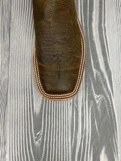 Men's Anderson Bean Tan Safari Cape Buffalo With 13" Orchid Kidskin Tops -Nigro's Western Store IMG 6684