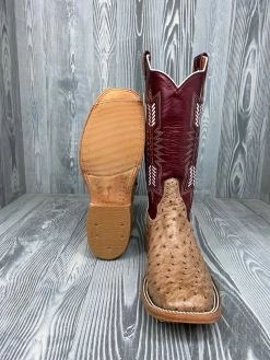 Men's Rios Of Mercedes Barnwood FQ With 13" Sangria Luster Tops -Nigro's Western Store IMG 7042 2