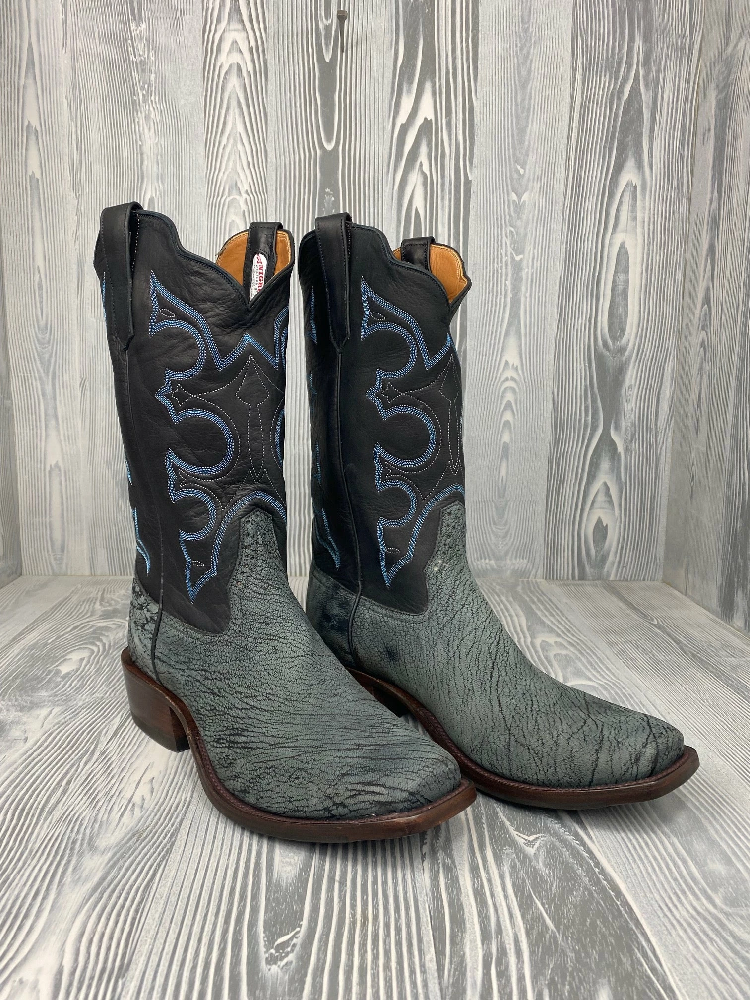 Men's Rios of Mercedes Black Poseidon with 13" Black Analine Full Tops Men's Rios Of Mercedes Black Poseidon With 13" Black Analine Full Tops -Nigro's Western Store IMG 7050