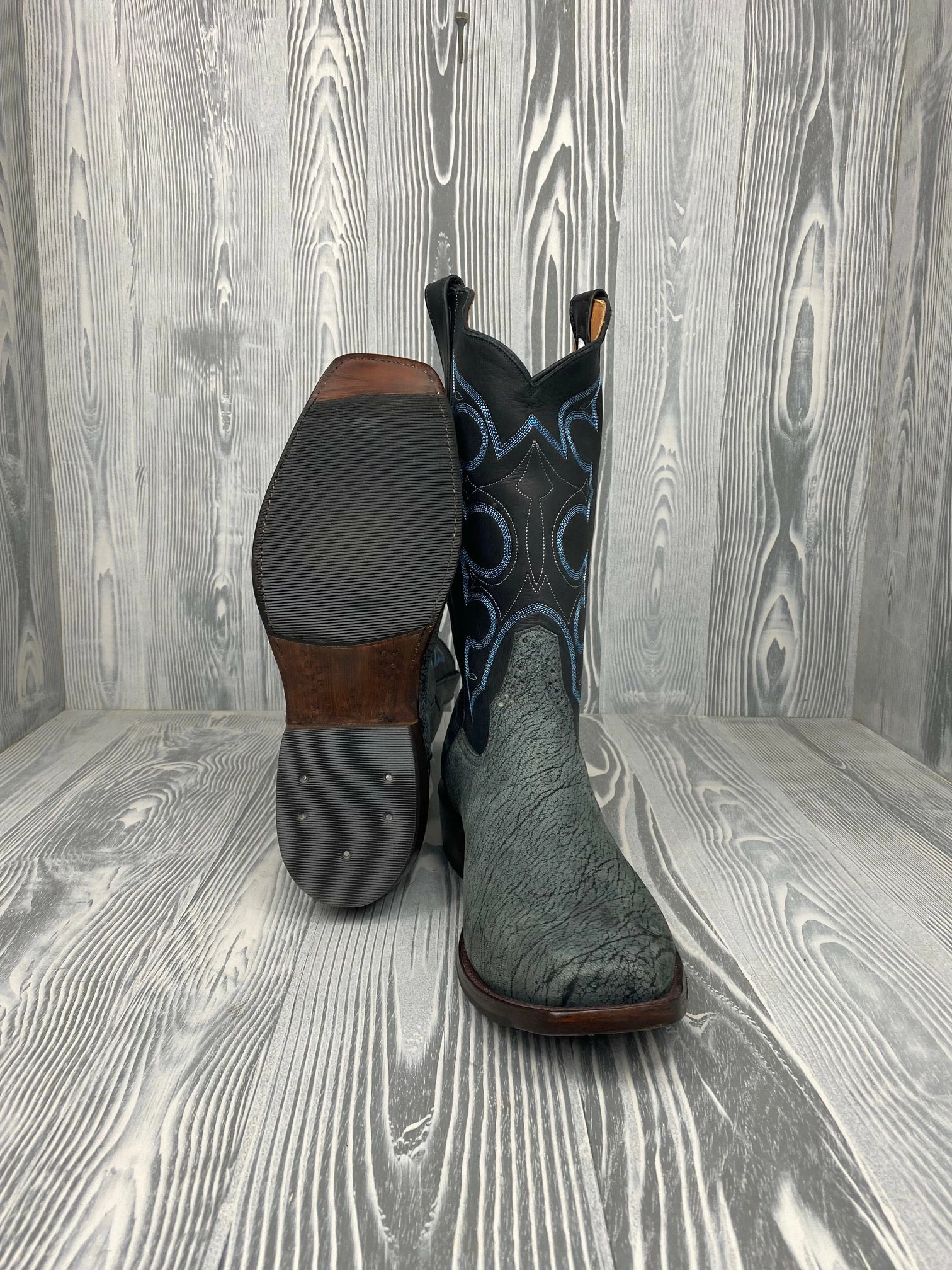 Men's Rios of Mercedes Black Poseidon with 13" Black Analine Full Tops Men's Rios Of Mercedes Black Poseidon With 13" Black Analine Full Tops -Nigro's Western Store IMG 7052