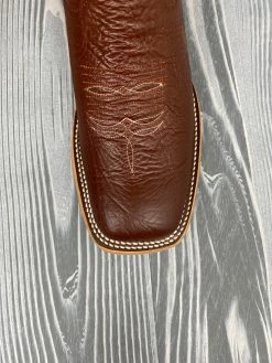 Men's Top Hand Horse Power Shrunken Bison Shoulder With 12" Grey Sinsation Tops - HP8057 -Nigro's Western Store IMG 7277