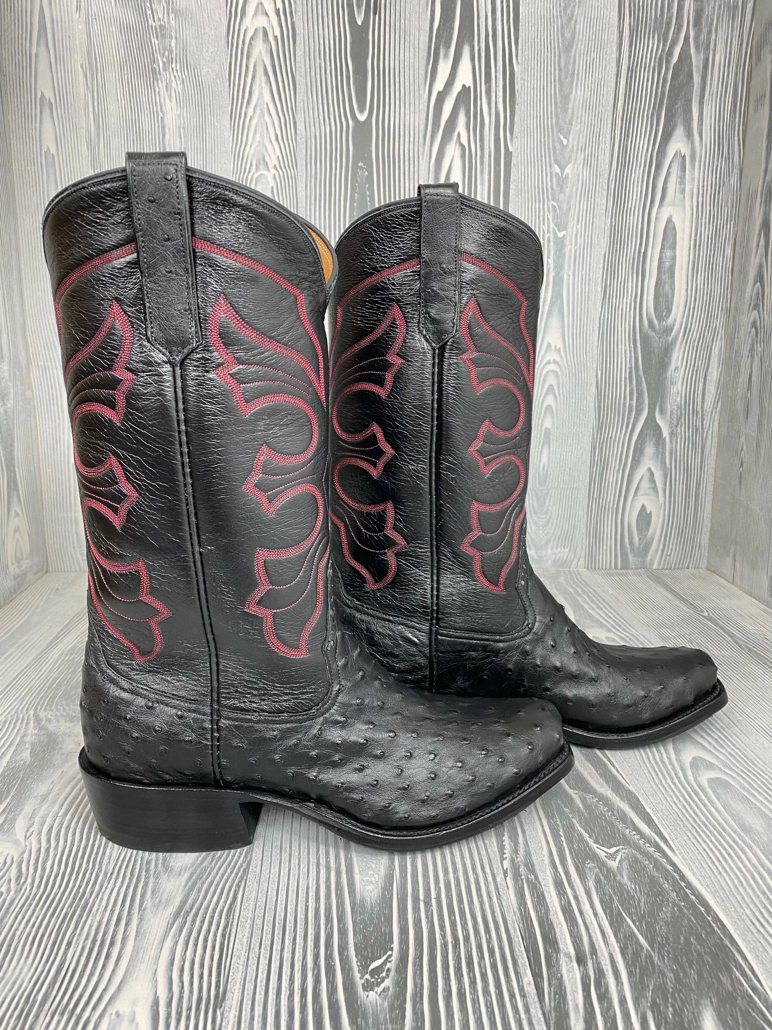 Men's Rios Of Mercedes Black Full Quill Ostrich With 13" Black Absolute Tops 2 Men's Rios Of Mercedes Black Full Quill Ostrich With 13" Black Absolute Tops - Image 2