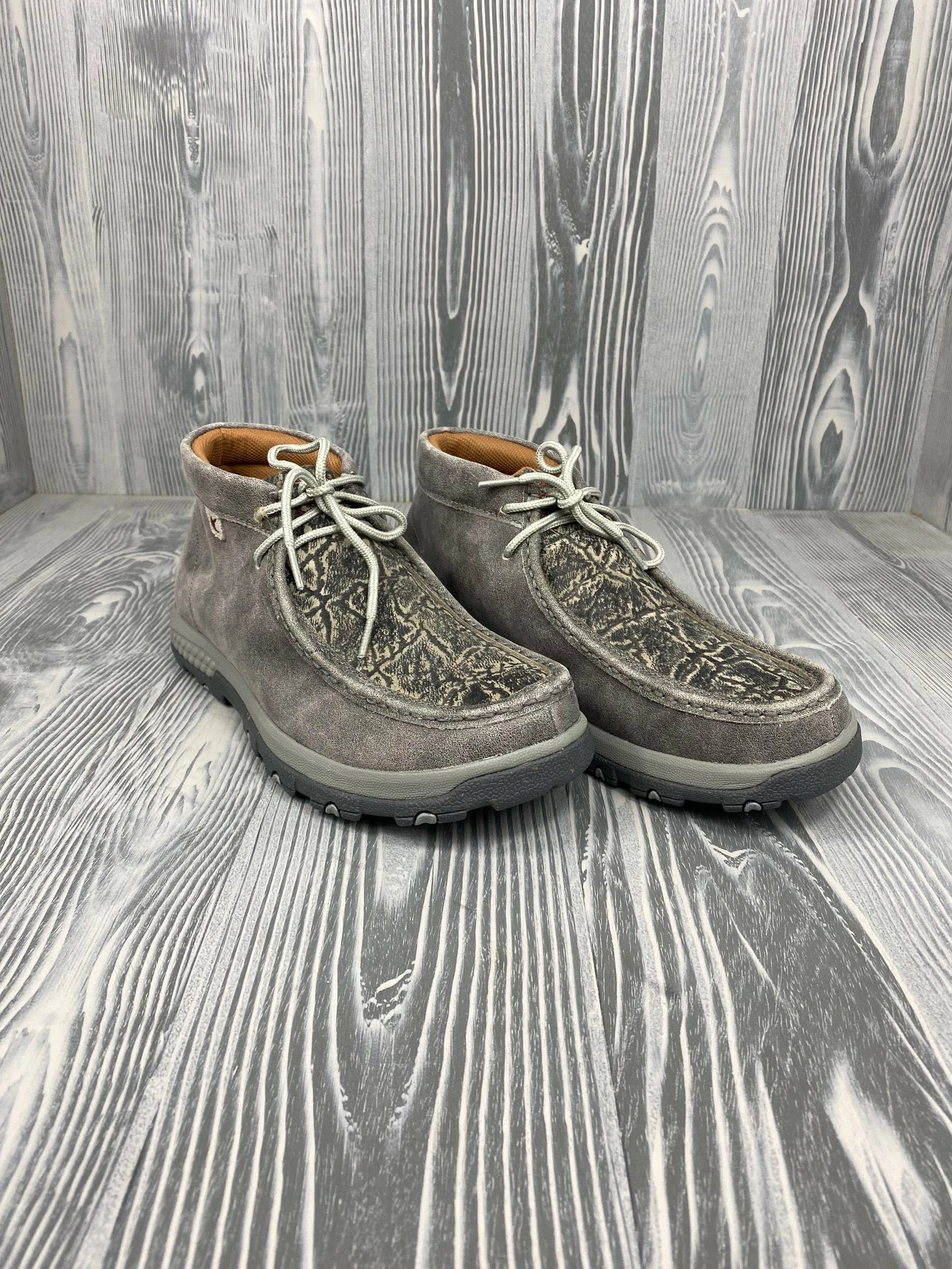 Men's Twisted X Chukka Driving Moc with Grey Elephant Print - MXC0017 Men's Twisted X Chukka Driving Moc With Grey Elephant Print - MXC0017 -Nigro's Western Store IMG 8156