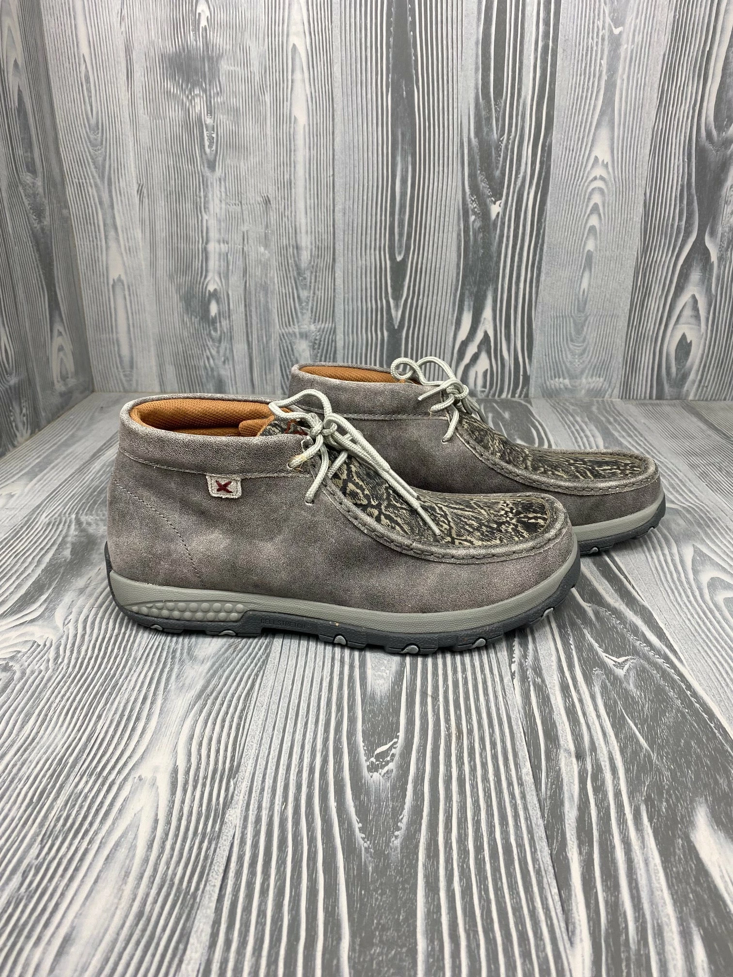 Men's Twisted X Chukka Driving Moc with Grey Elephant Print - MXC0017 Men's Twisted X Chukka Driving Moc With Grey Elephant Print - MXC0017 -Nigro's Western Store IMG 8157