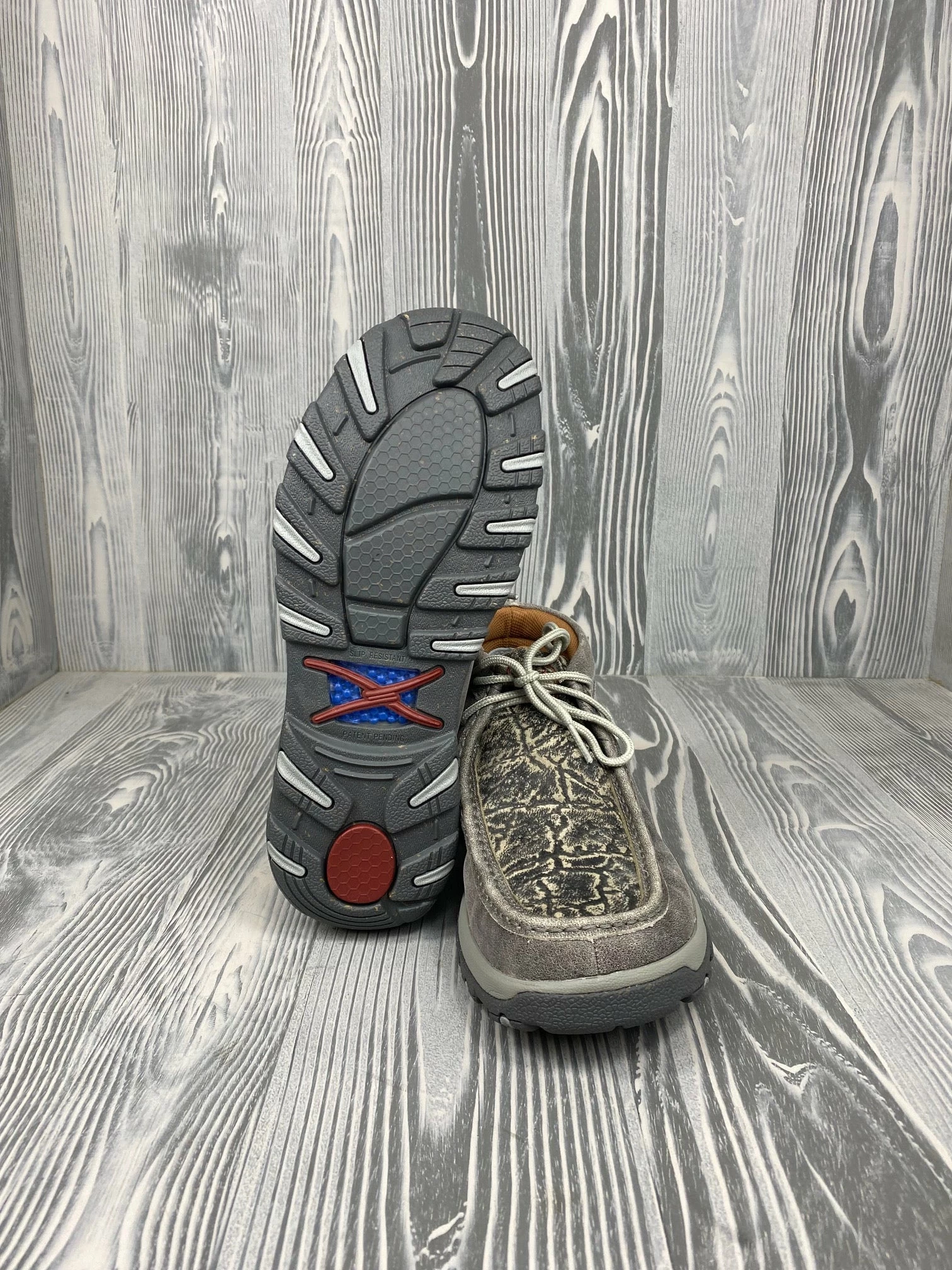 Men's Twisted X Chukka Driving Moc with Grey Elephant Print - MXC0017 Men's Twisted X Chukka Driving Moc With Grey Elephant Print - MXC0017 -Nigro's Western Store IMG 8158