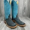 Men's Anderson Bean Grey Carpincho With 13" Aqua Buffamonte Tops