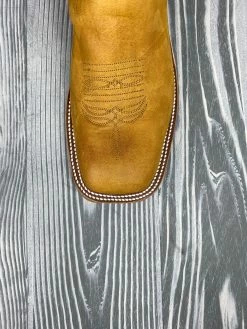 Men's Anderson Bean Rust Crazyhorse With 13" Purple Mad Dog Tops -Nigro's Western Store IMG 8776