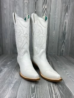 Nigro's Western Store #1 Women's Corral All White Cowgirl Western Boots - Z5046
