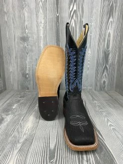 Men's Anderson Bean Black Oiled Shark With 13" Black Glove Tops -Nigro's Western Store IMG 9608