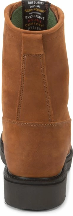 Mens 760 Justin Original Work 8" Lace Up -Nigro's Western Store JST 006 760