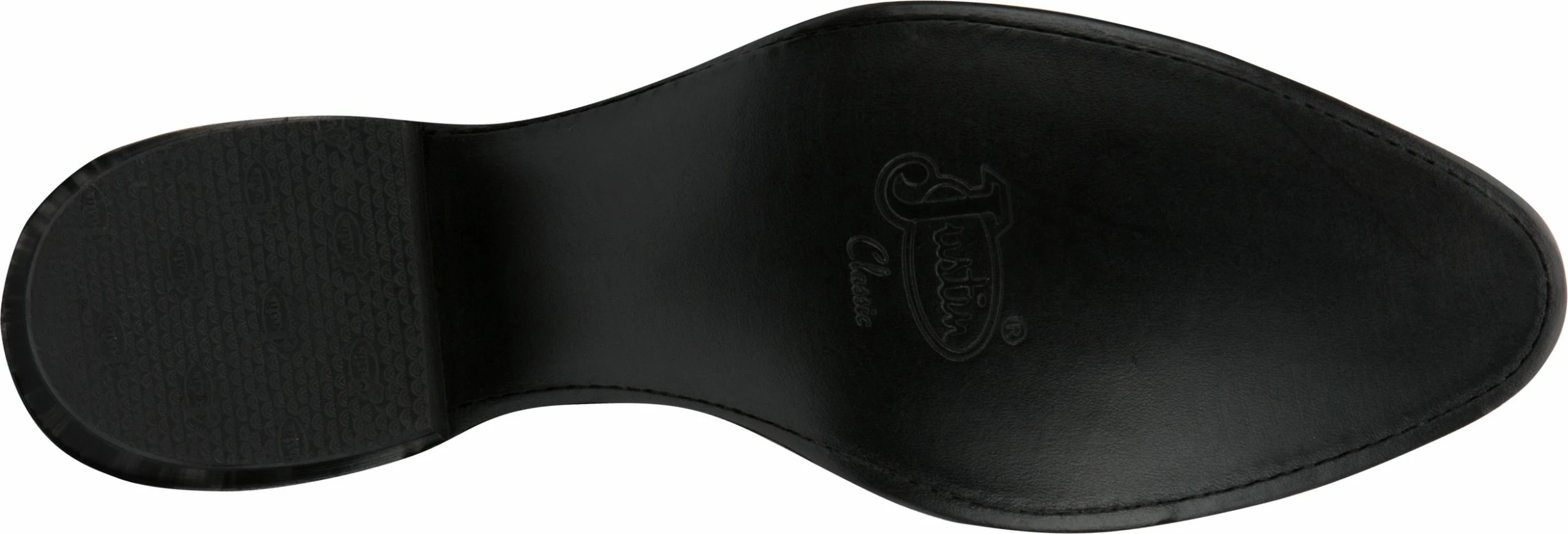 Mens Justin 1409 Buck Black Western Boot 2 Mens Justin 1409 Buck Black Western Boot - Image 2