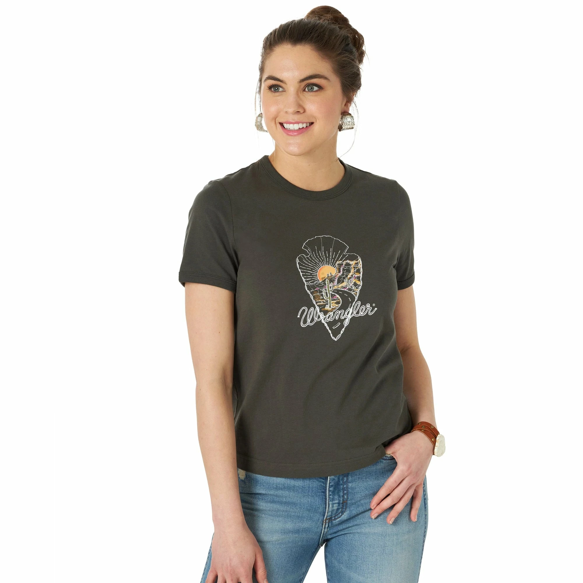 Ladies Wrangler Retro Ringer Arrow Graphic Tee - LWK585X Ladies Wrangler Retro Ringer Arrow Graphic Tee - LWK585X -Nigro's Western Store LWK585X BF01 SWFF PRD 2000x 30e5e517 f10d 4746 99f9 018d1db4ba64