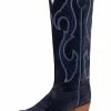 Macie Bean 15" Marine Blue Suede "Midnight In Paris" Boots - M5227