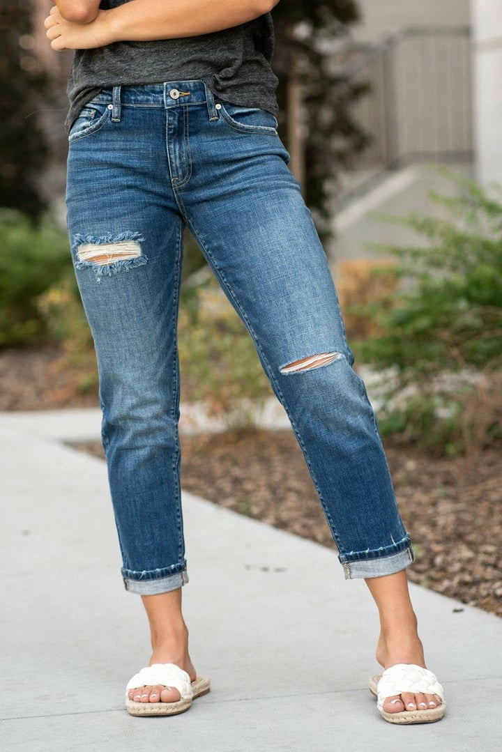 Kancan USA Ladies KanCan Cortlyn High Rise Boyfriend Jeans - KC8645M 1 Kancan USA Ladies KanCan Cortlyn High Rise Boyfriend Jeans - KC8645M