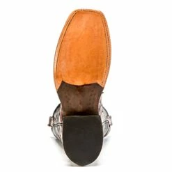 Men's Rios Of Mercedes R9020 Cafe Americano Full Quill Ostrich -Nigro's Western Store R9020 Sole