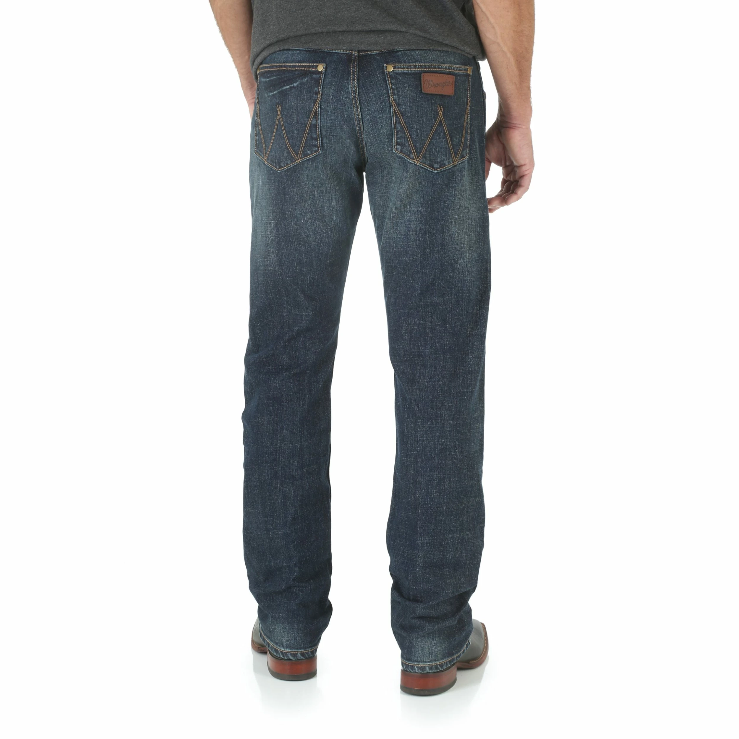 Nigro's Western Store #1 Men's Wrangler Slim Fit Straight Leg Jean- Bozeman - WLT88BZ 4 Nigro's Western Store #1 Men's Wrangler Slim Fit Straight Leg Jean- Bozeman - WLT88BZ - Image 4