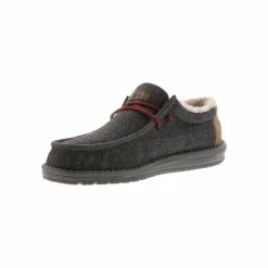 Hey Dude Shoes Men's Hey Dude Wally Black Shell - 110064681 - FINAL SALE -Nigro's Western Store heydude 110064681 wallyblackshell grey05