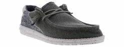 Hey Dude Shoes Men's Hey Dude Wally Stitch Evening Cruise - 112553430 -Nigro's Western Store heydude 112553430 wallystitcheveningcruise grey01