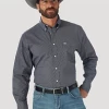 Men's Wrangler 20X Competition Performance Long Sleeve Button Down Print Shirt - MPC166M
