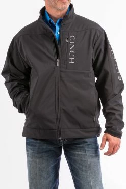 Cinch Mens Black Bonded Concealed Carry Jacket - MWJ1043014
