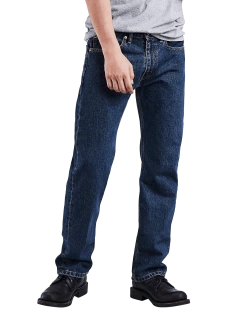 Levi Jeans Men's 505 Regular Fit Jean-Zipper Fly- Dark Stone Wash - 00505-0216