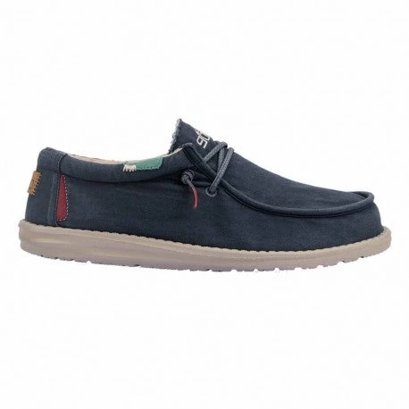 Men's Hey Dude Wally Washed Blue Space - 111522133 Men's Hey Dude Wally Washed Blue Space - 111522133 -Nigro's Western Store wally washed blue space