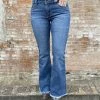 Ladies Wrangler Retro Mae Mid Rise Flare Jean In Desiree - 09MWFAD